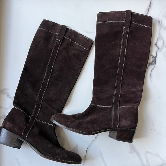 Michael Kors Dark Brown Ankle Boots - Picture 5 of 10